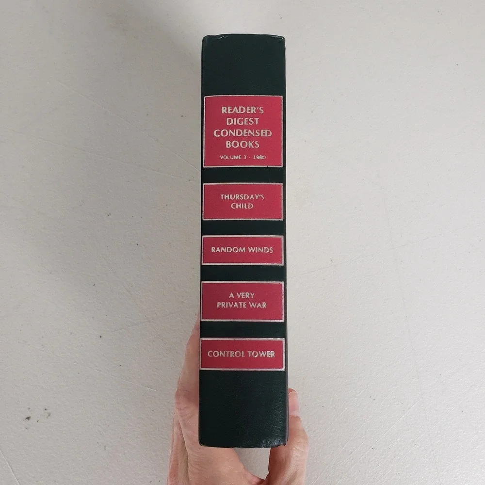 Readers Digest Condensed Books Vol 3 1980 Hardcover First Edition Vintage Green
